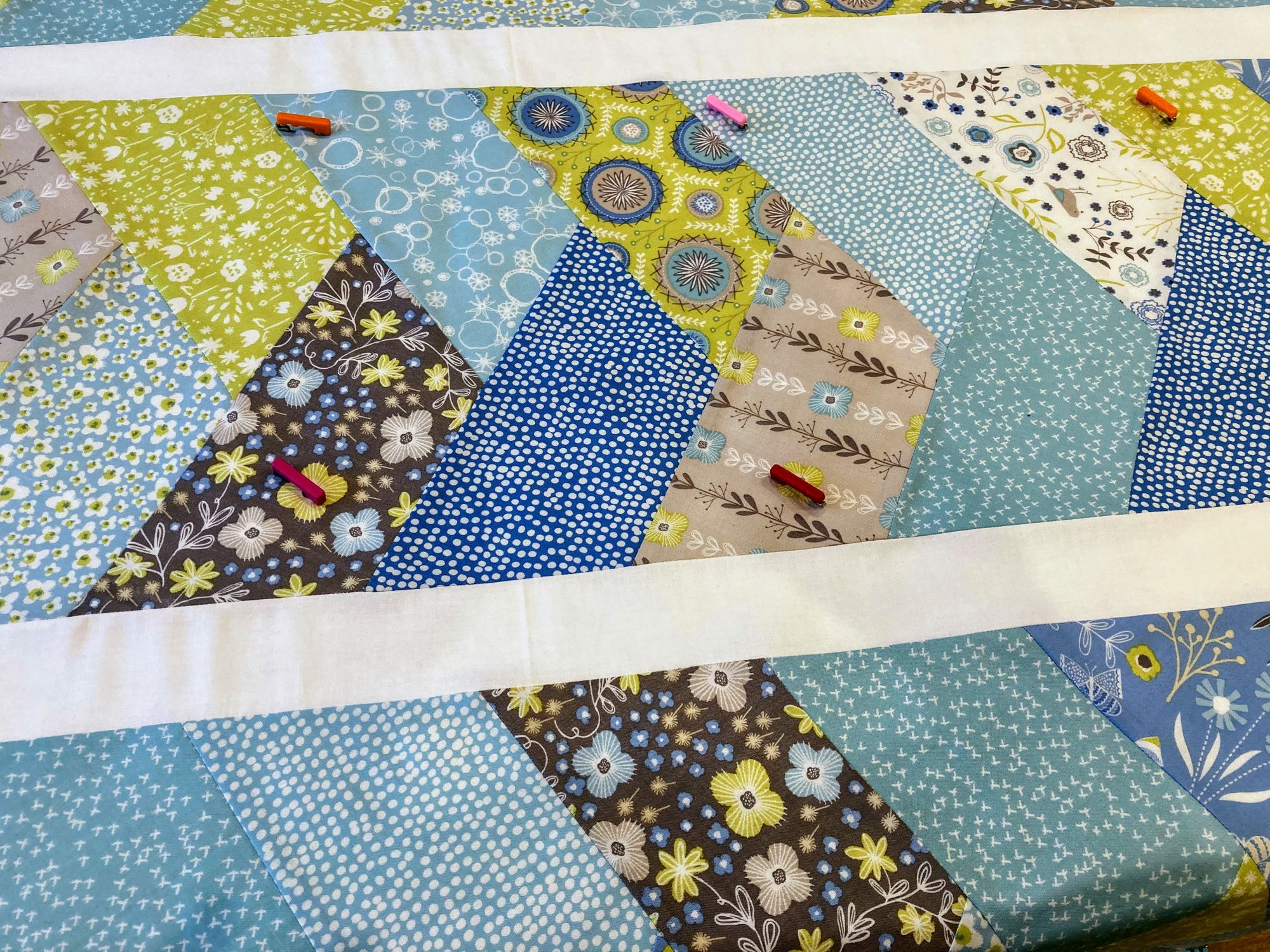 It's finally February, and I'm on a quilting roll...